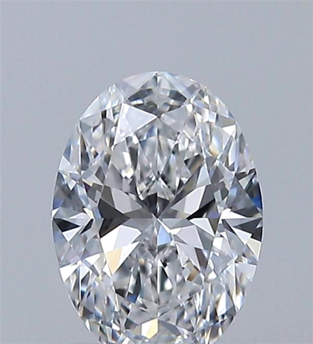 0.51 carat D-VVS2 Natūralus Oval Deimantas (1)