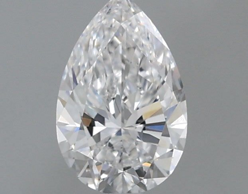 0.5 carat D-SI1 Natūralus Pear Deimantas (1)