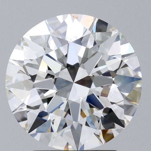 3.11 carat H-VS1 Excellent cut Natūralus Round Deimantas (1)