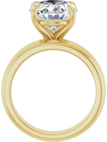 Sužadėtuvių Žiedas „Claw-Prong“ 18k yellow gold Oval 12mm x 10mm (7)