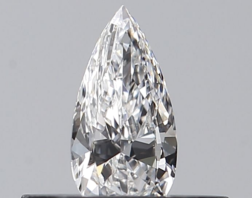 0.23 carat E-VS1 Natūralus Pear Deimantas (1)