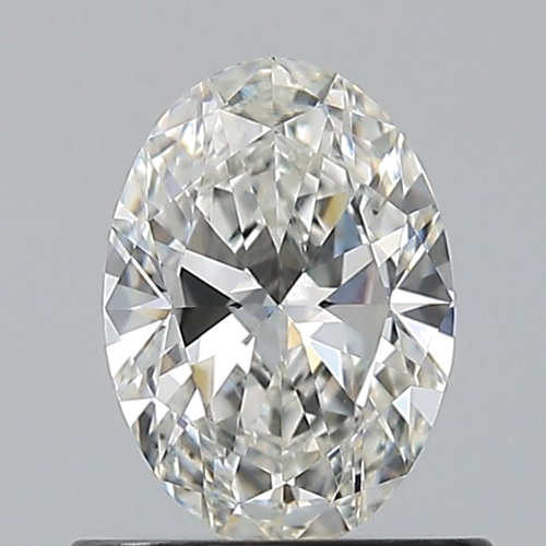 0.61 carat H-VS2 Natūralus Oval Deimantas (1)