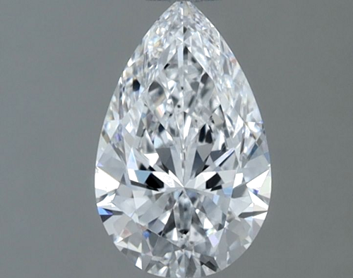 0.7 carat D-VS2 Natūralus Pear Deimantas (1)