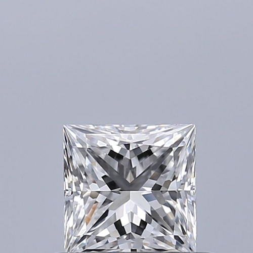 0.45 carat D-VVS1 Natūralus Princess Deimantas (1)