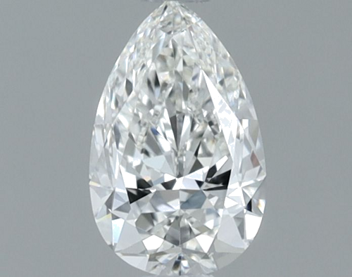 0.6 carat G-VVS2 Natūralus Pear Deimantas (1)