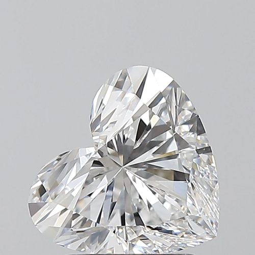 1.76 carat D-VVS2 Natūralus Heart Deimantas (1)