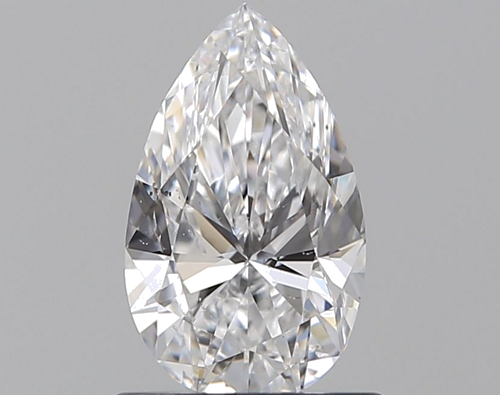 0.7 carat D-SI1 Natūralus Pear Deimantas (1)
