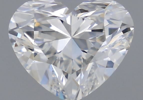 0.54 carat F-VVS1 Natūralus Heart Deimantas (1)