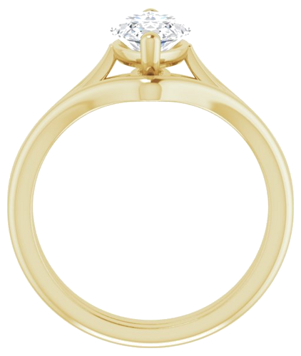 Sužadėtuvių Žiedas „Solitaire“ 14k yellow gold Marquise 12mm x 6mm (7)