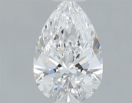 0.33 carat D-VVS2 Natūralus Pear Deimantas (1)