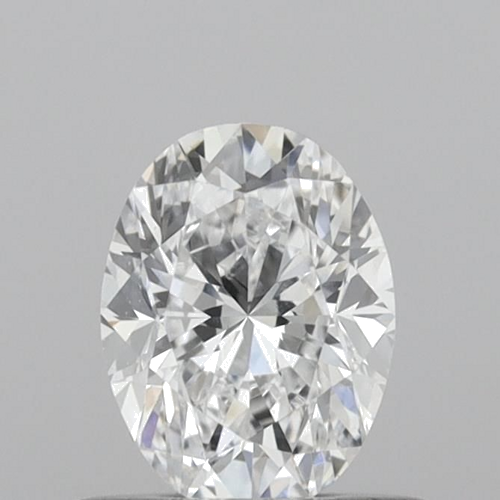 0.5 carat D-VS2 Natūralus Oval Deimantas (1)