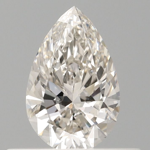 0.4 carat I-VVS1 Natūralus Pear Deimantas (1)