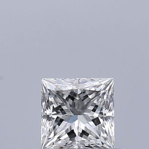 0.38 carat E-VVS1 Natūralus Princess Deimantas (1)