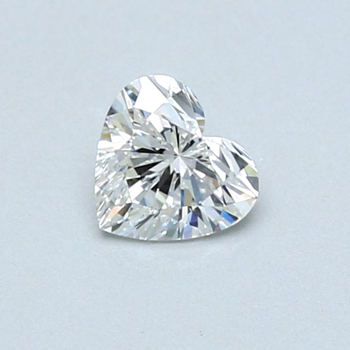 0.46 carat G-VVS2 Natūralus Heart Deimantas (1)