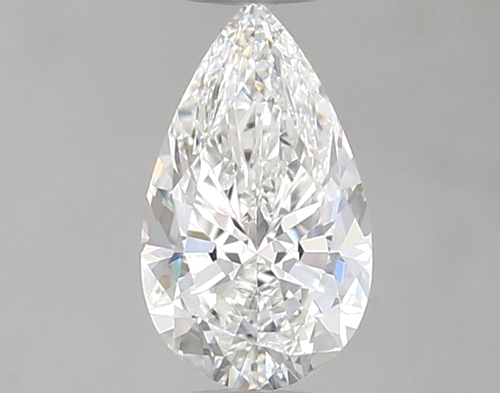 0.43 carat F-IF Natūralus Pear Deimantas (1)