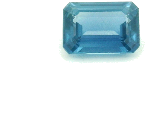 0.86 carat BLUE STEP cut Octagonal Safyras (1)