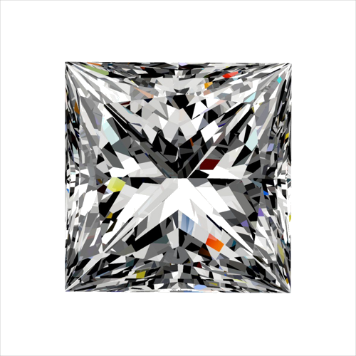 0.35 carat G-VS1 Natūralus Princess Deimantas (1)
