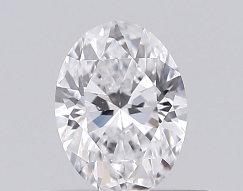 0.5 carat D-VVS2 Natūralus Oval Deimantas (1)