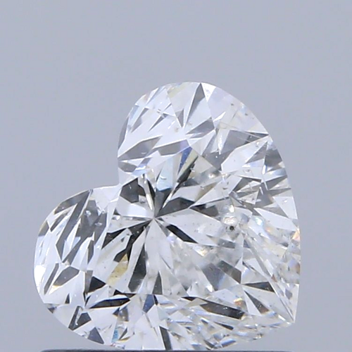 0.8 carat F-SI2 Natūralus Heart Deimantas (1)