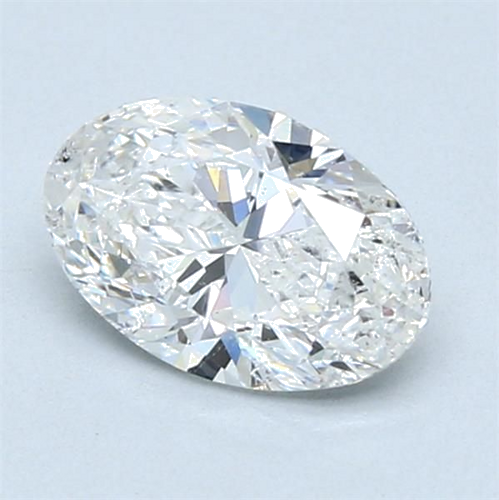 1.2 carat E-SI2 Natūralus Oval Deimantas (1)