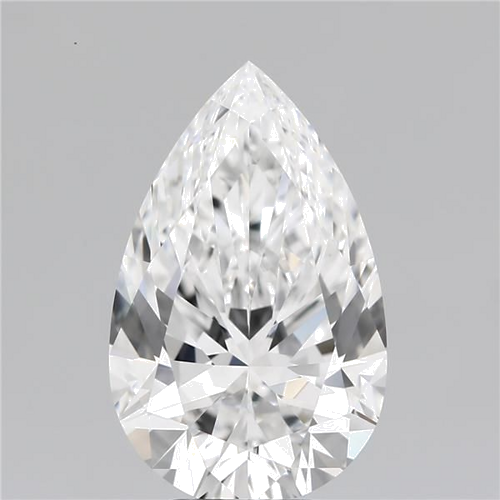 5.01 carat E-VVS1 Natūralus Pear Deimantas (1)