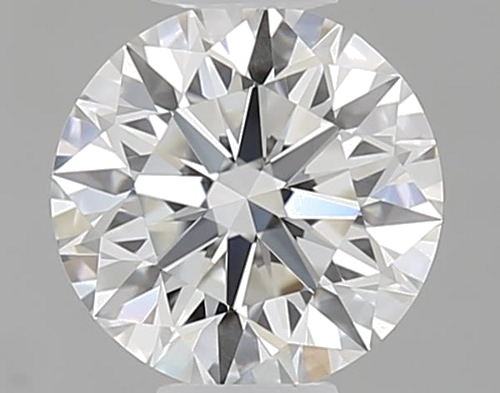 0.58 carat F-VVS2 Excellent cut Natūralus Round Deimantas (1)