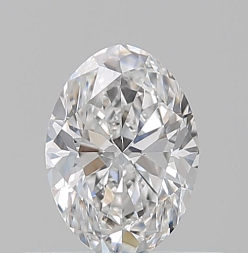 0.5 carat E-VS2 Natūralus Oval Deimantas (1)