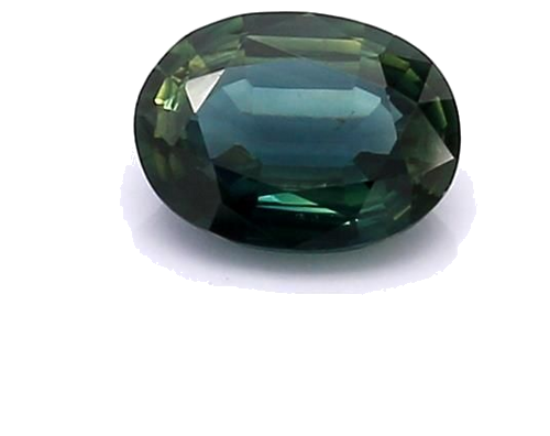 0.84 carat BLUE BRILLIANTSTEP cut Oval Safyras (1)