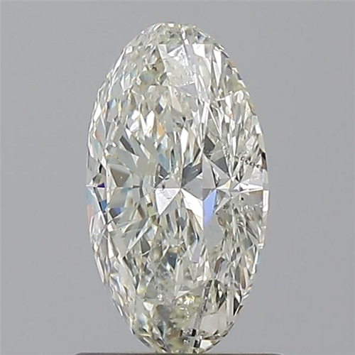 1.01 carat K-SI2 Natūralus Oval Deimantas (1)