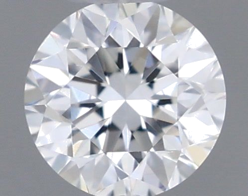 0.18 carat F-VVS2 GD cut Natūralus Round Deimantas (1)