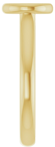Sužadėtuvių Žiedas „Bezel-Set Solitaire“ 10k yellow gold Round 6.5mm (4)