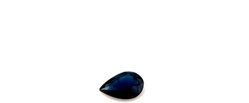 0.38 carat BLUE Pear Safyras (1)