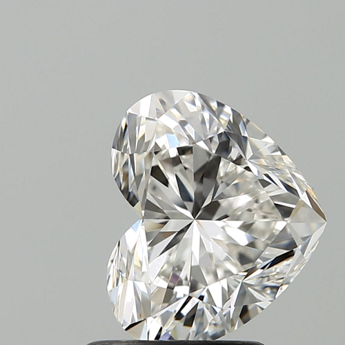 1.56 carat F-VVS1 Natūralus Heart Deimantas (1)