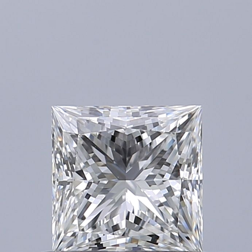 0.6 carat F-VS1 Natūralus Princess Deimantas (1)