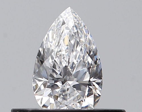 0.3 carat D-VVS1 Natūralus Pear Deimantas (1)