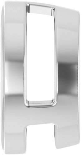 Pakabukas „Round Bezel-Set Slide“ 950 Platinos Round 10mm (3)