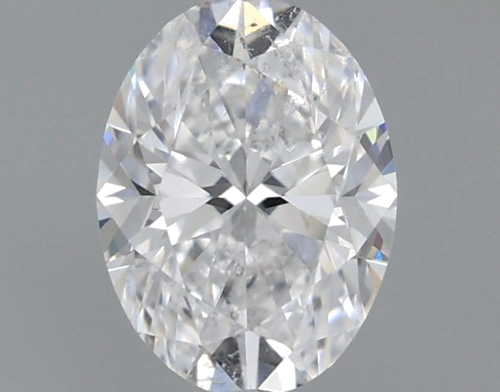 0.4 carat D-SI2 Natūralus Oval Deimantas (1)