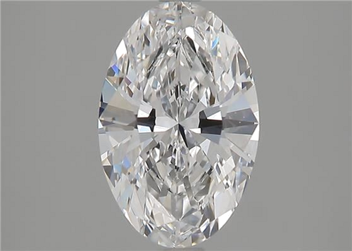 1.7 carat D-VVS2 Natūralus Oval Deimantas (1)
