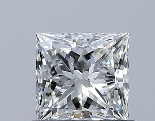 0.57 carat H-SI1 Natūralus Princess Deimantas (1)