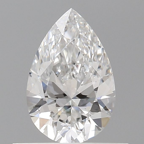 0.51 carat D-VVS1 Natūralus Pear Deimantas (1)