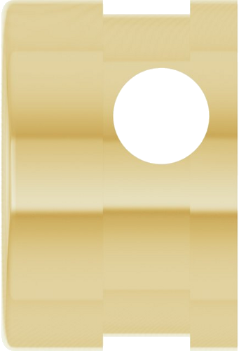 Pakabukas „Solitaire“ 585 Geltonojo Aukso Round 6.2mm (3)