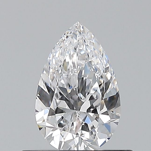 0.5 carat D-VS1 Natūralus Pear Deimantas (1)