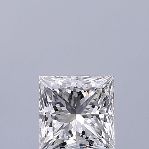 0.53 carat F-VVS1 Natūralus Princess Deimantas (1)