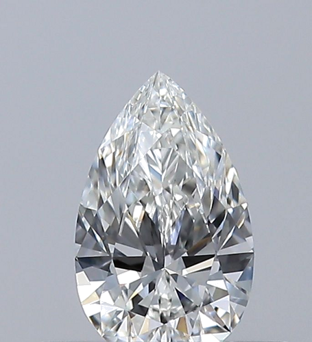0.3 carat H-VVS2 Natūralus Pear Deimantas (1)