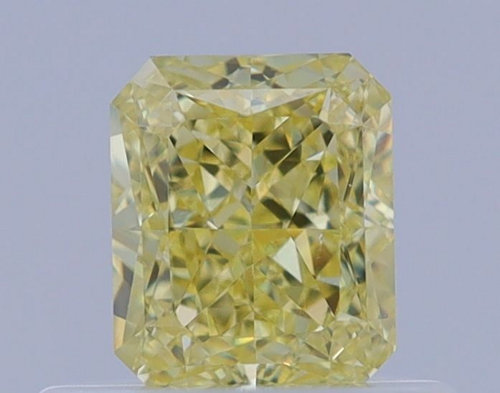 0.51 carat Fancy Yellow-VS2 Natūralus Radiant Deimantas (1)