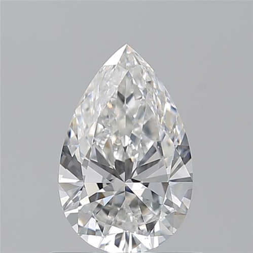 0.74 carat F-VS1 Natūralus Pear Deimantas (1)