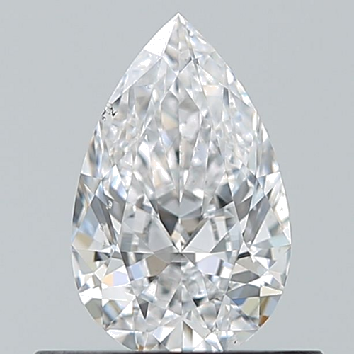 0.5 carat D-SI1 Natūralus Pear Deimantas (1)