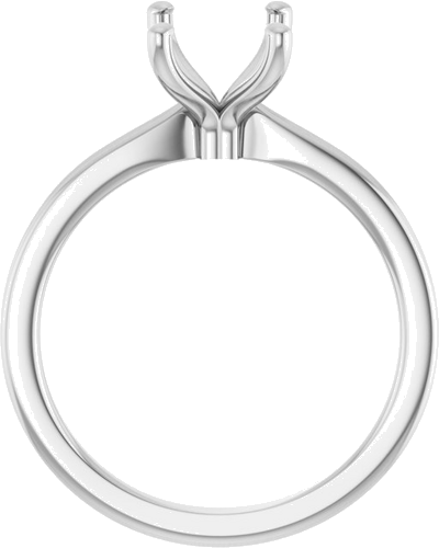 Sužadėtuvių Žiedas 14k white gold Emerald 8mm x 6mm (2)