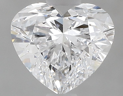 0.81 carat D-VVS2 Natūralus Heart Deimantas (1)