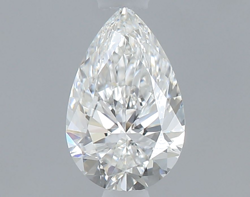 0.4 carat F-VVS1 Natūralus Pear Deimantas (1)